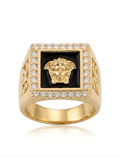 Anillo Sello Medusa