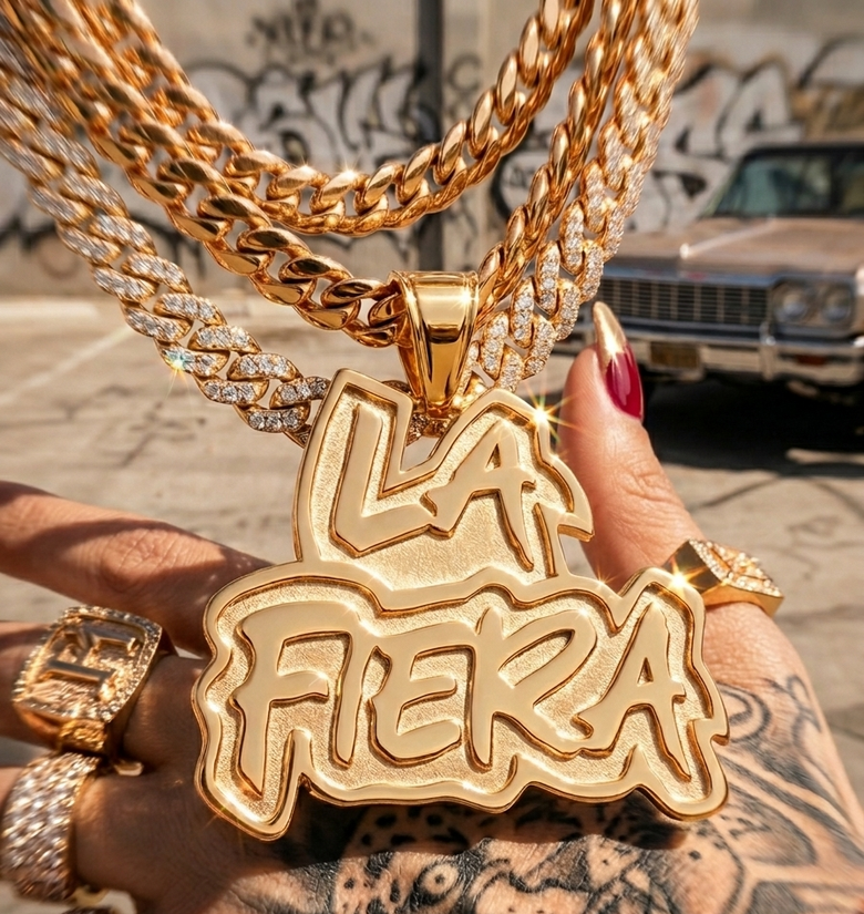 Colgante Personalizado La La Fiera