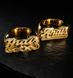 Anillos de Nombres Personalizados.