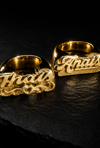 Anillos de Nombres Personalizados.