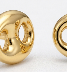 Pendientes estilo Marine Link o Calabrote (Granos de Café)