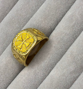 Anillo Sello Templario