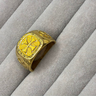Anillo Sello Templario