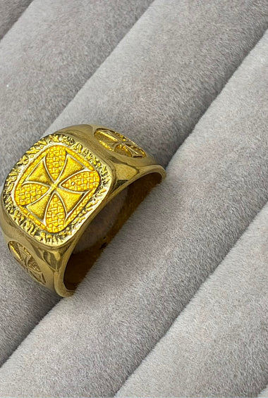 Anillo Sello Templario