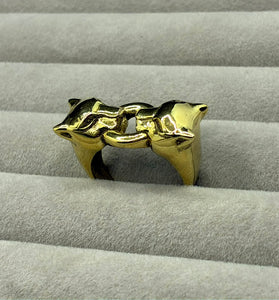 Anillo de Pantera Doble.