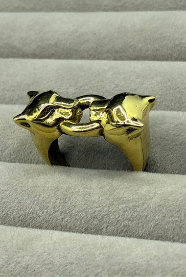 Anillo de Pantera Doble.