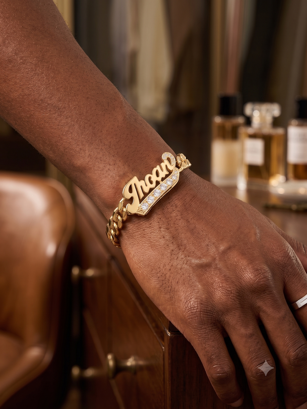 Pulsera Cubanas Personalizadas de Nombre